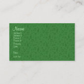 グリーン名刺の微妙な音符 名刺 (正面)
