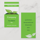 グリーン名刺 名刺 (正面/裏面)