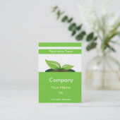 グリーン名刺 名刺 (スタンド正面)