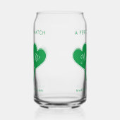 グリーン名門私立校風のとピンクの結婚ピックボール ガラス缶 (右)