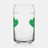 グリーン名門私立校風のとピンクの結婚ピックボール ガラス缶 (左)