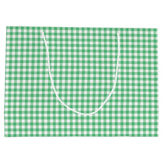 グリーン名門私立校風のとピンクの結婚ピックボール ラージペーパーバッグ (裏面)