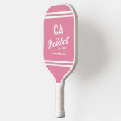 グリーン名門私立校風のピックボールカスタムクラブパーティー ピックルボールラケット (左)