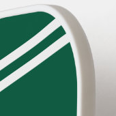 グリーン名門私立校風のピックボールカスタムクラブパーティー ピックルボールラケット (左詳細)