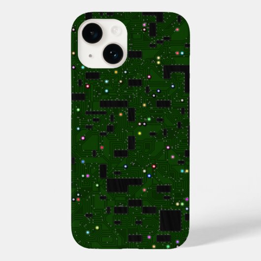 グリーン回路基板 Case-Mate iPhoneケース (裏面)