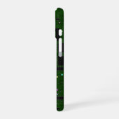 グリーン回路基板 iPhone 16ケース (左側面)
