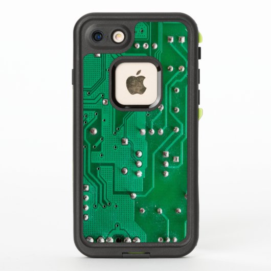 グリーン回路基板 LifeProof iPhoneケース (裏面)