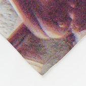 グリーン多肉質エオニウム夢ビッグ フリースブランケット (角)