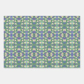 グリーン夢の組み合わせ包装紙 ラッピングペーパーシート (正面)