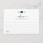 グリーン大学院アドバイスカード エンクロージャーカード (正面)