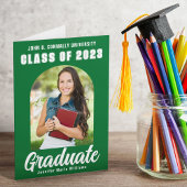 グリーン大学院フォトアモダンーチ折り畳み卒業 案内状