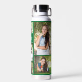 グリーン大学院フォトコラージュモダン卒業 ウォーターボトル (背面)