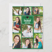 グリーン大学院フォトコラージュモダン卒業 案内状 (正面)