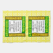 グリーン失ったのジオカサー キッチンタオル (横)