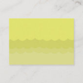 グリーン妊娠中のママおむつラッフルチケット エンクロージャーカード (裏面)