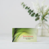 グリーン宇宙名刺 名刺 (スタンド正面)