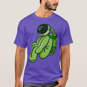 グリーン宇宙飛行士アストロ・ナート Tシャツ