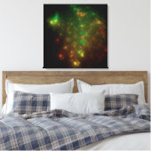 グリーン宇宙 キャンバスプリント (インサイチュ (寝室))