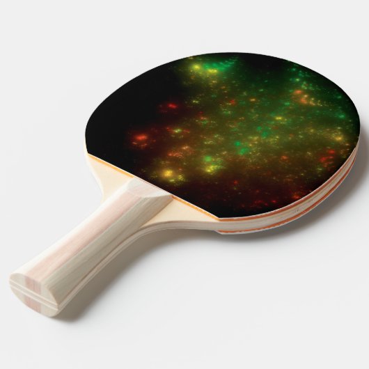 グリーン宇宙 卓球ラケット (正面アングル)