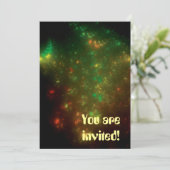 グリーン宇宙 招待状 (スタンド正面)