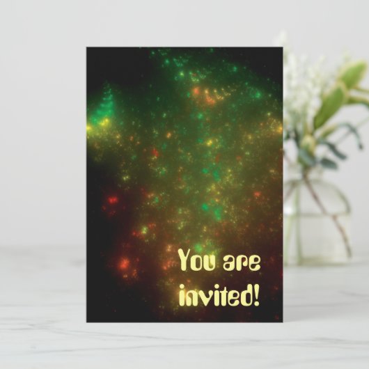 グリーン宇宙 招待状 (スタンド正面)