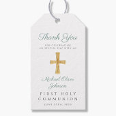 グリーン宗教十字第一聖餐会 ギフトタグ