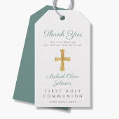グリーン宗教十字第一聖餐会 ギフトタグ