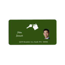 グリーン実在エテート代理差出人住所ラベル ラベル