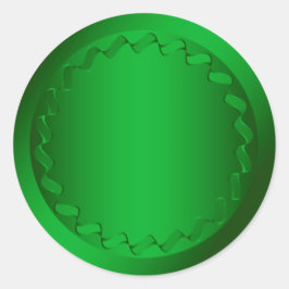 グリーン封筒用シール ラウンドシール