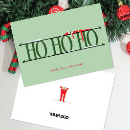 グリーン小妖精や小人シェナニ企業のガンクリスマスカード シーズンカード