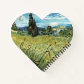 グリーン小麦フィールドビンセントゴッホ ノートブック (裏面)