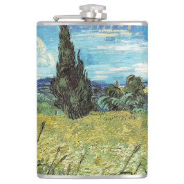 グリーン小麦フィールドビンセントゴッホ フラスク