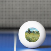 グリーン小麦フィールドビンセントゴッホ 卓球ボール (ネット)