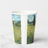 グリーン小麦フィールドビンセントゴッホ 紙コップ (右)
