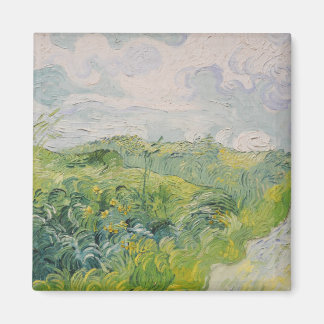 グリーン小麦畑 – ファンゴッホ- c1889 マグネット