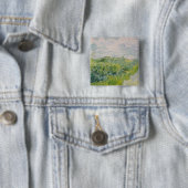 グリーン小麦畑 – ファンゴッホ- c1889 缶バッジ (インサイチュ)