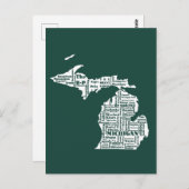 グリーン州オブミシガンシティズ ポストカード (正面/裏面)