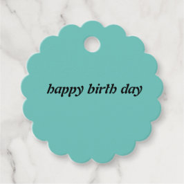 グリーン幸せ誕生デイギフトタージギフトラベル フェイバータグ