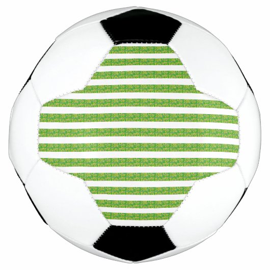 グリーン幾何学 サッカーボール (正面)