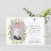 グリーン幾何学 初の聖体拝領 招待状 (スタンド正面)