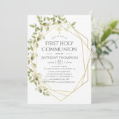 グリーン幾何学 初めての聖体拝領 招待状 (スタンド正面)