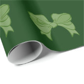 グリーン弓ラッピング紙 ラッピングペーパー (ロールコーナー)