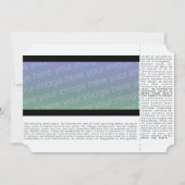 グリーン引っ越し祝いパーティーコンサートチケット 招待状 (裏面)