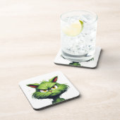 グリーン怒キャット コースター (右側)