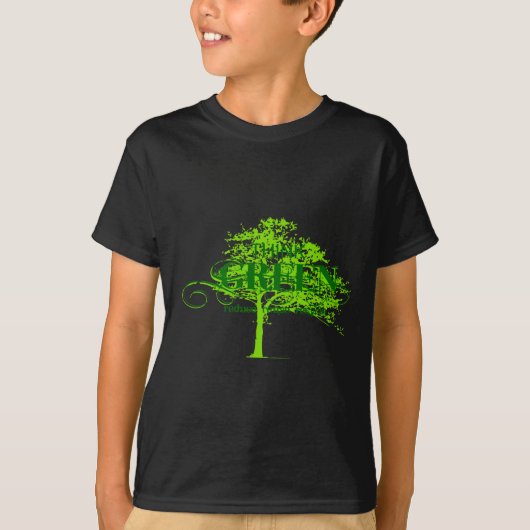 グリーン思考Tシャツ Tシャツ (正面)