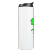 グリーン恐竜スケッチ タンブラー (回転左)