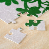 グリーン感謝祭トルコフローラジグソーパズル ジグソーパズル (側面)