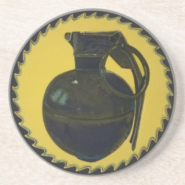 グリーン手榴弾 コースター