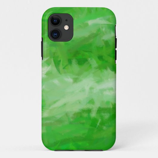 グリーン抽象芸術ア絵画ート6 Case-Mate iPhoneケース (裏面)