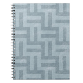 グリーン抽象芸術ストライプ ノートブック